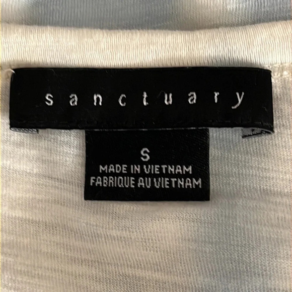 Sanctuary Daydreamer Tie Dye Cotton Blend Top in Seamist Stripe - NWOT - Small - Picture 5 of 6